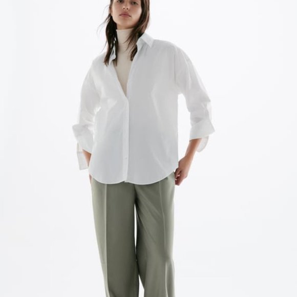 Zara - POPLIN SHIRT - Picture 1 of 1